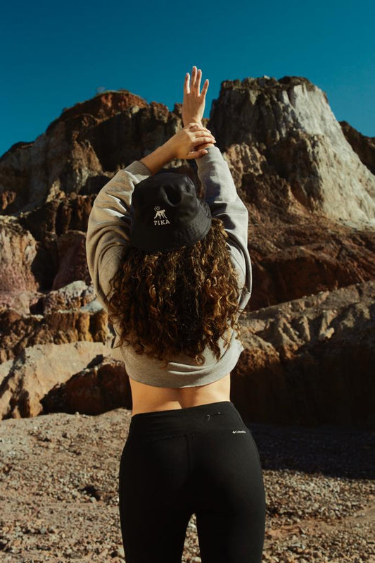 BLACK BUCKET HAT | FIKA